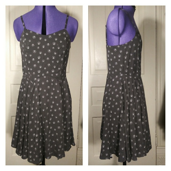 M Last 1! AC/DC lightning bolt printed sun dresses - Picture 7 of 8